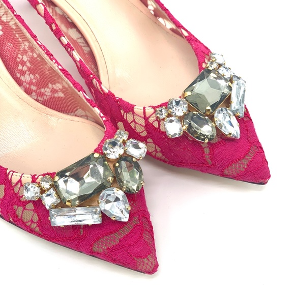 NIB DOLCE & GABBANA Bellucci Pink Crystal Pumps - Picture 6 of 8